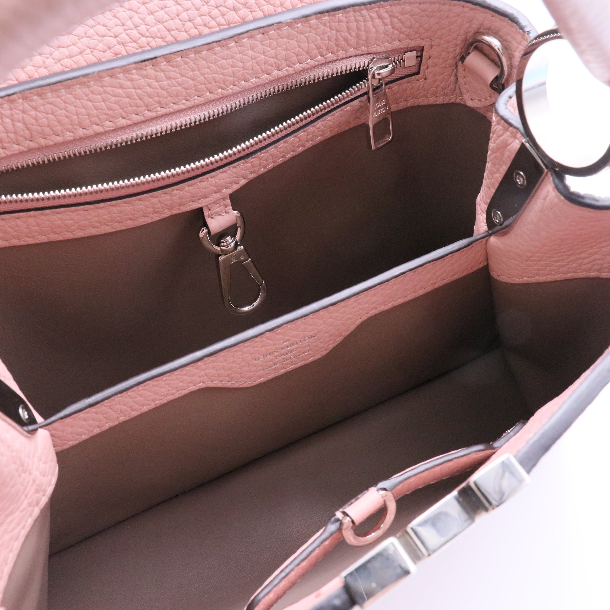 Louis Vuitton Petale Taurillon Leather Capucines BB Bag twins LDJ4074