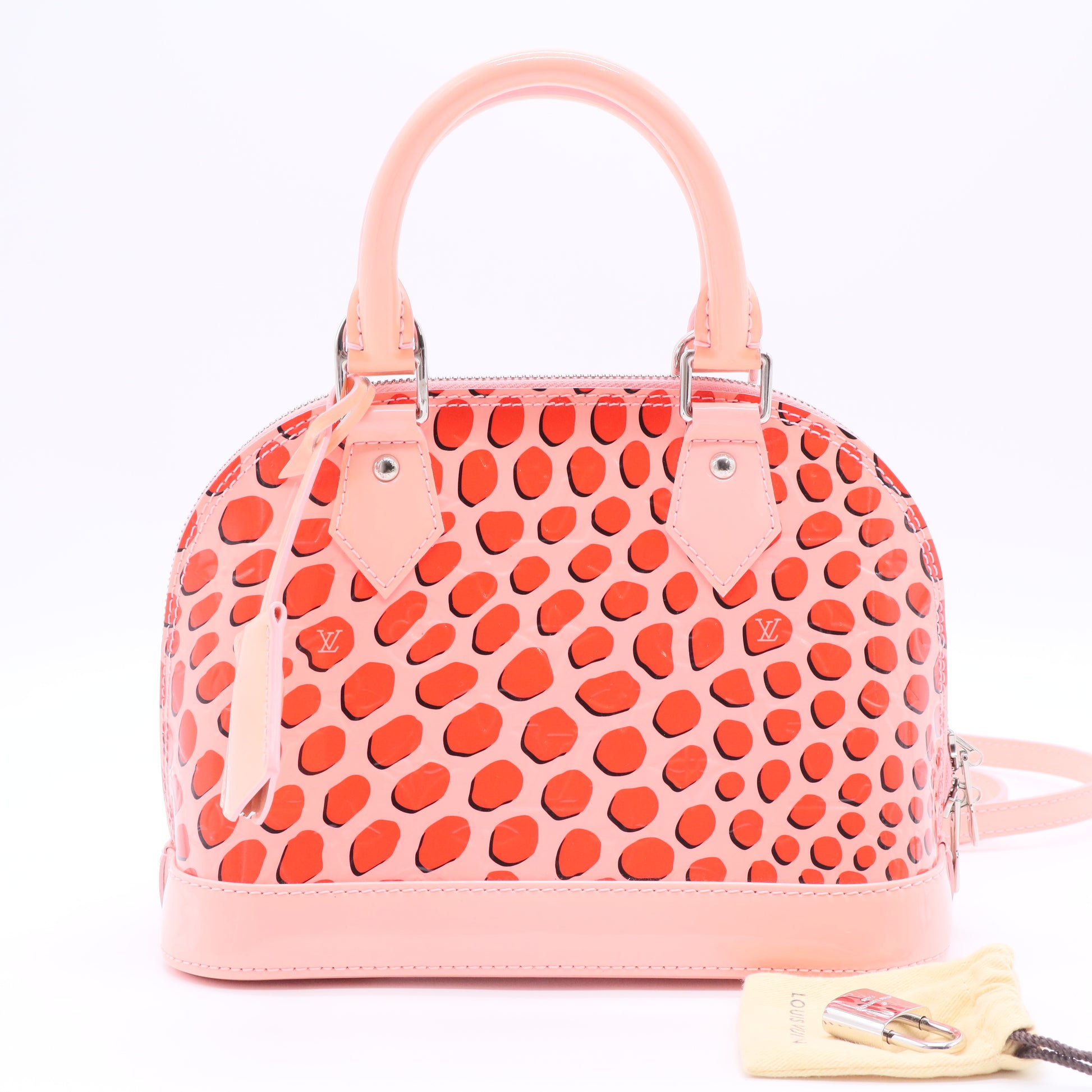 Alma Handbag Limited Edition Jungle Dots Monogram Vernis BB