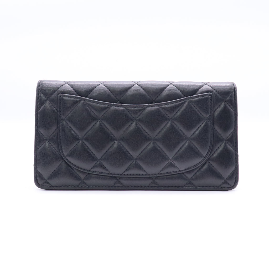 L-Yen Wallet Quilted Lambskin Long Twins LDJ3531