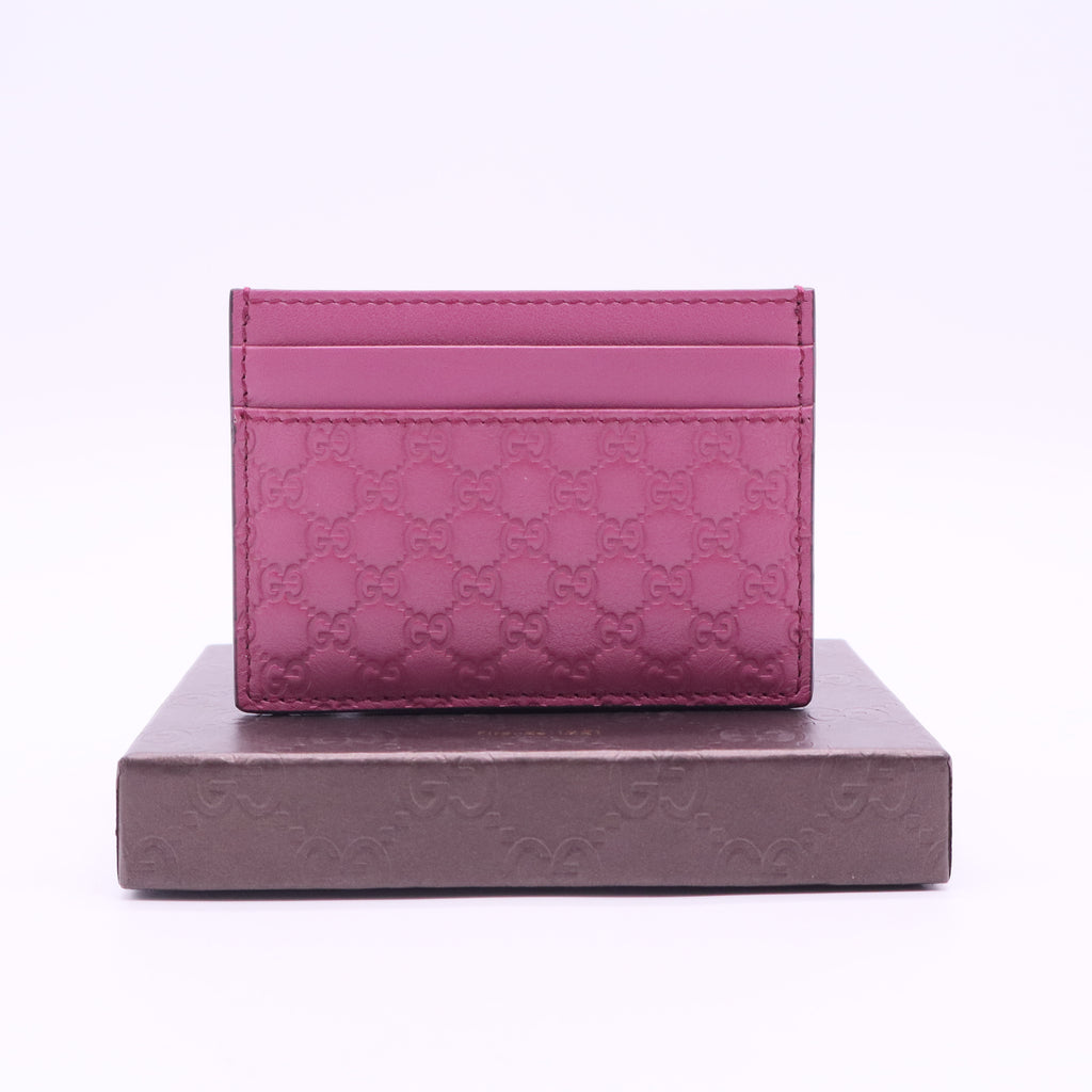 Card Holder Microguccissima Leather