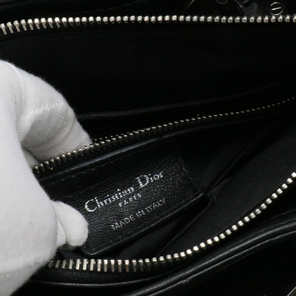 Granville Satchel Cannage Quilt Leather Small