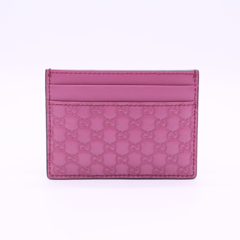 Card Holder Microguccissima Leather