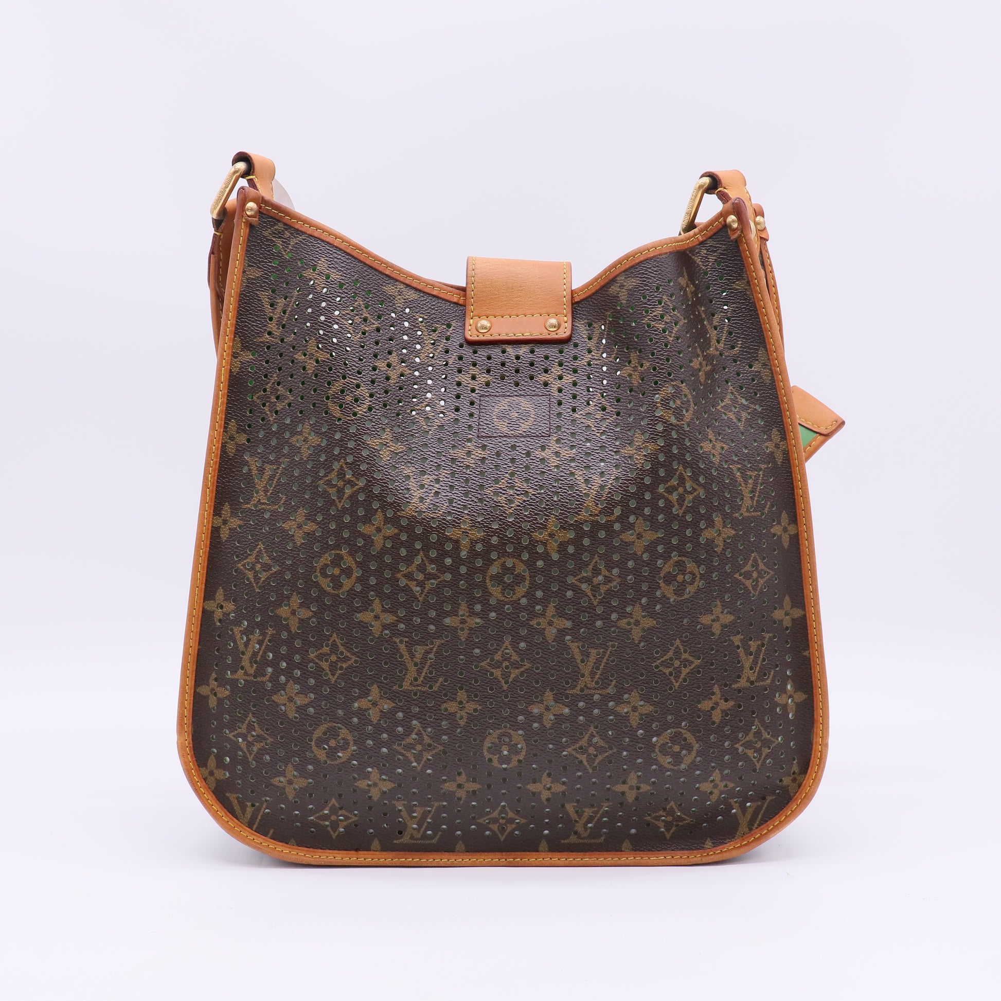 Louis Vuitton Limited Musette Handbag Perforated Monogram Canvas Twins B23852