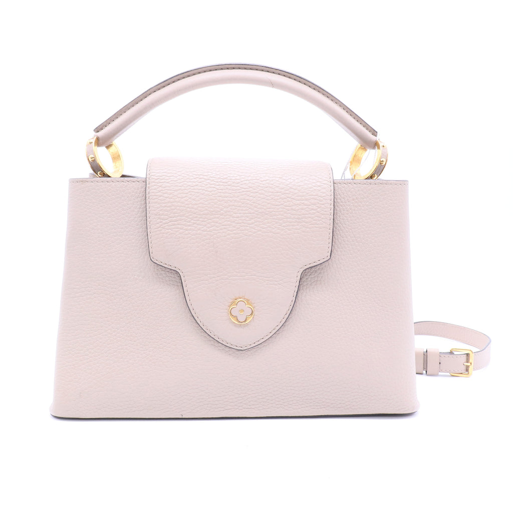 Louis Vuitton Galet Taurillon Leather Capucines Bag twins