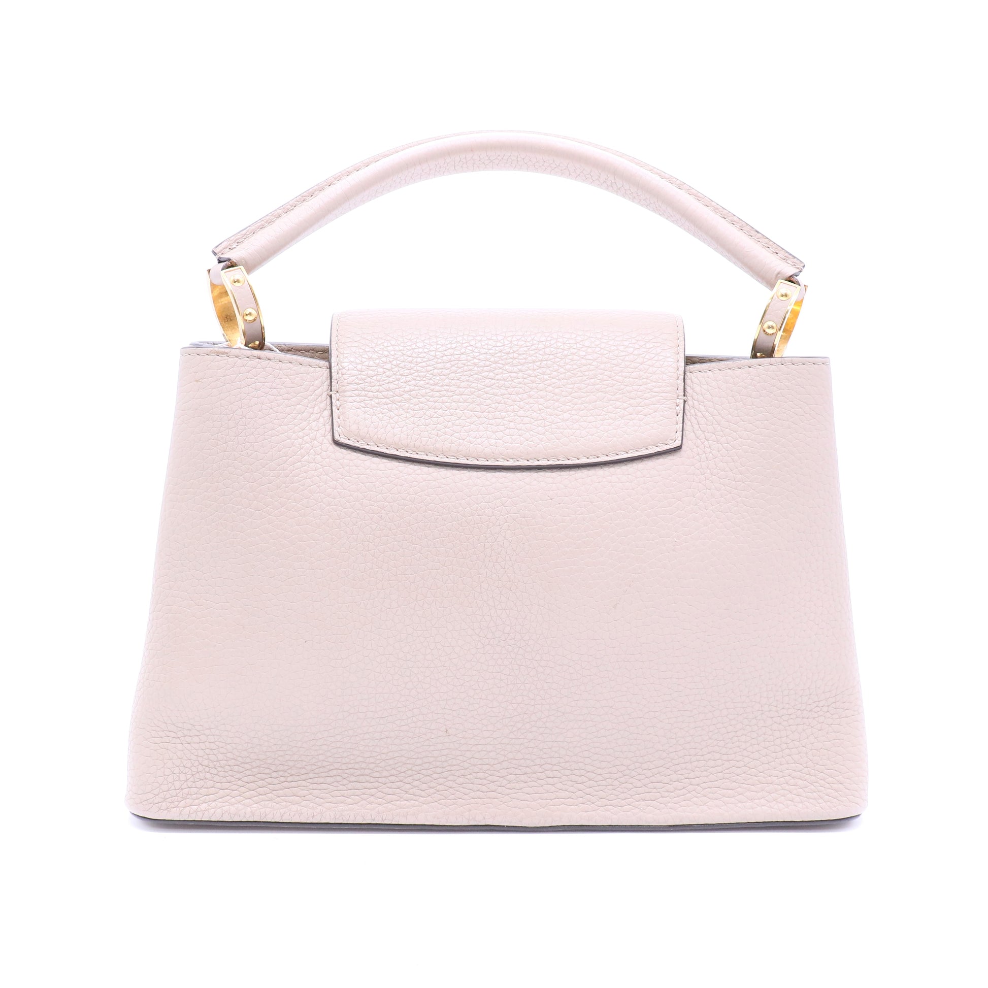 Louis Vuitton Galet Taurillon Leather Capucines Bag twins