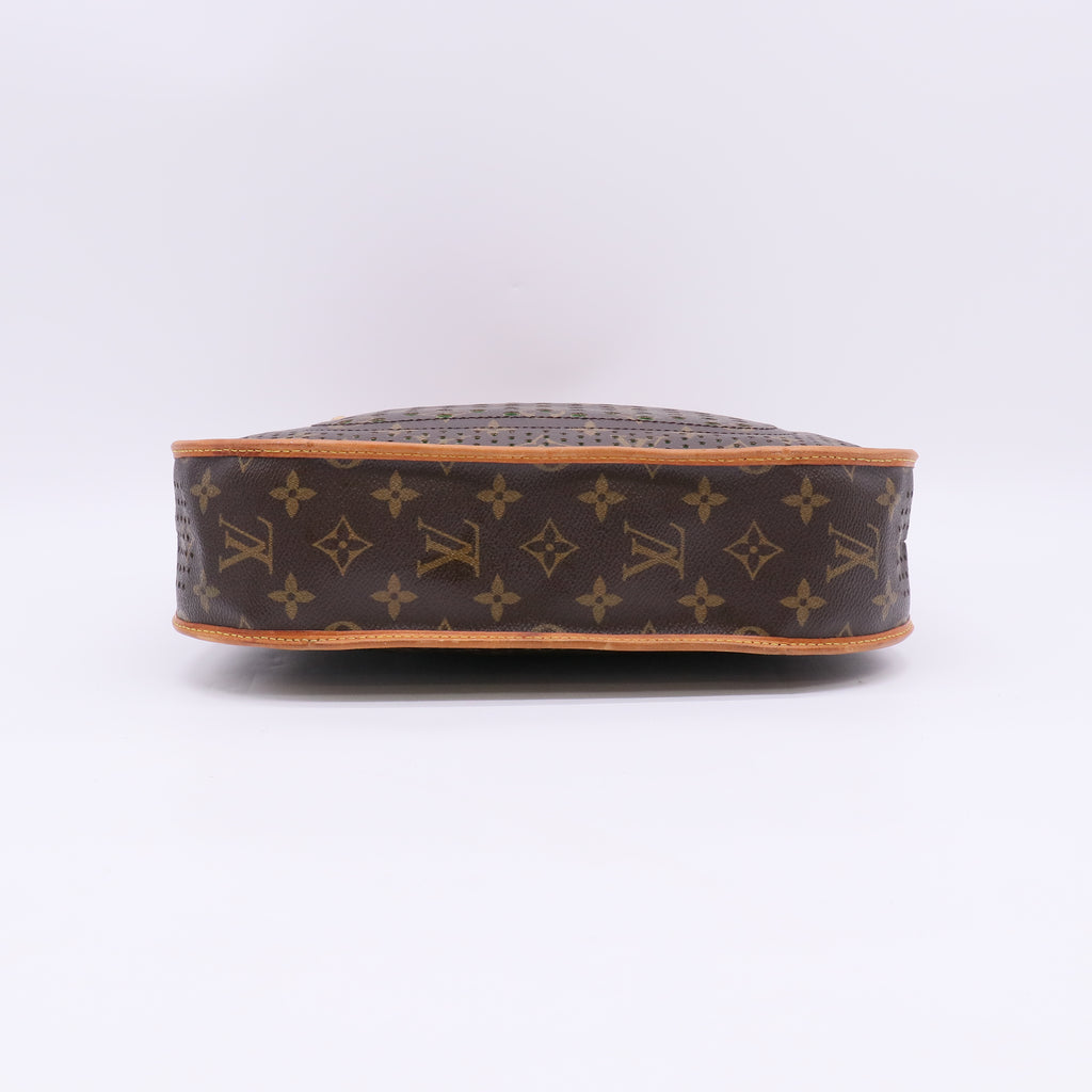 Louis Vuitton Limited Musette Handbag Perforated Monogram Canvas Twins B23852