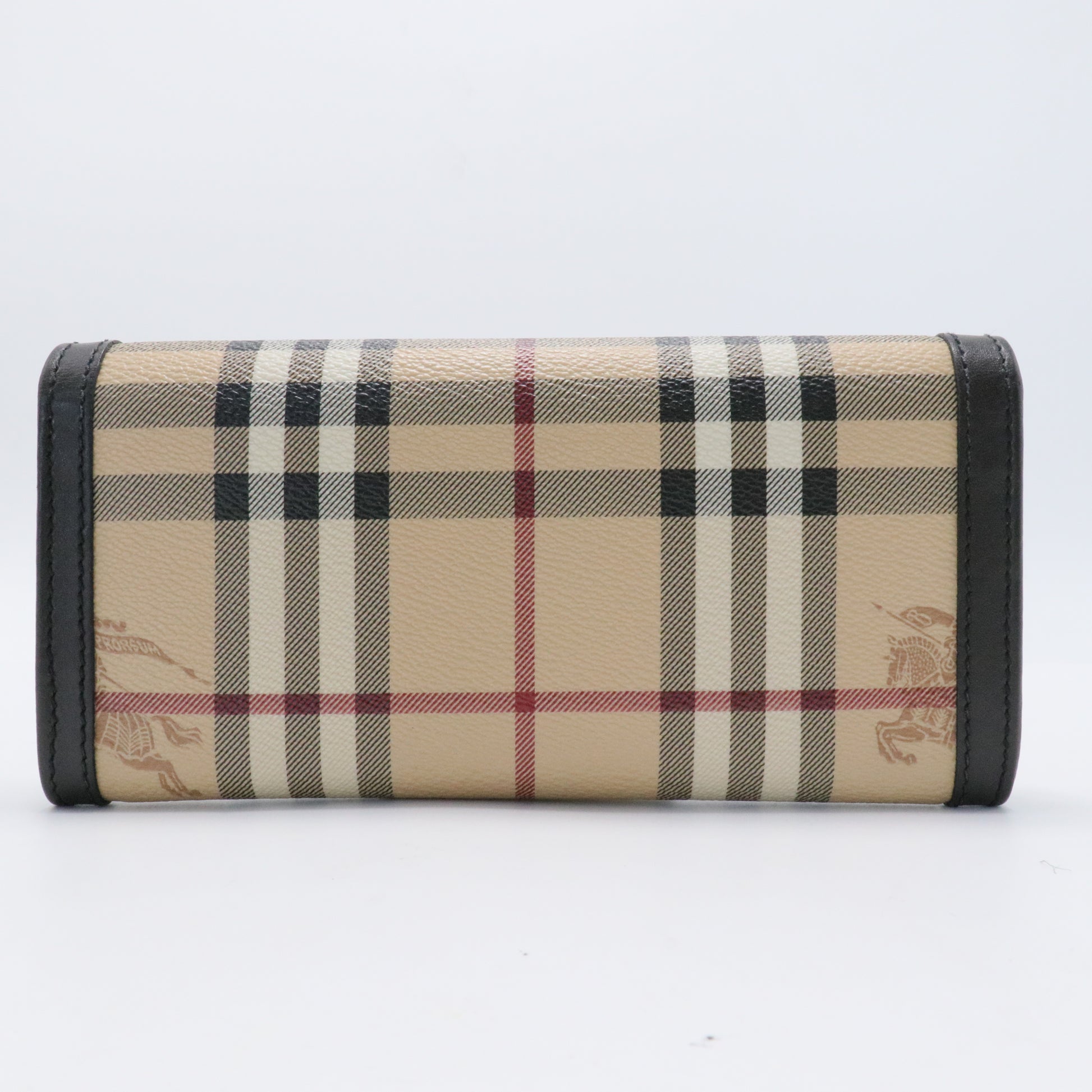 Haymarket Check Molly Continental Wallet Chocolate