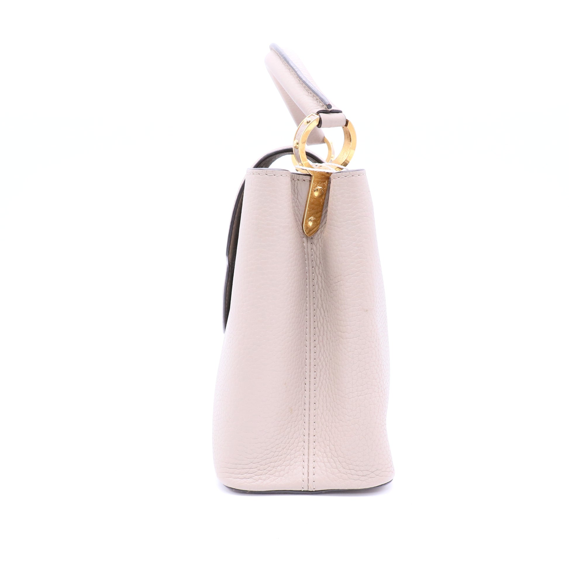 Louis Vuitton Galet Taurillon Leather Capucines Bag twins