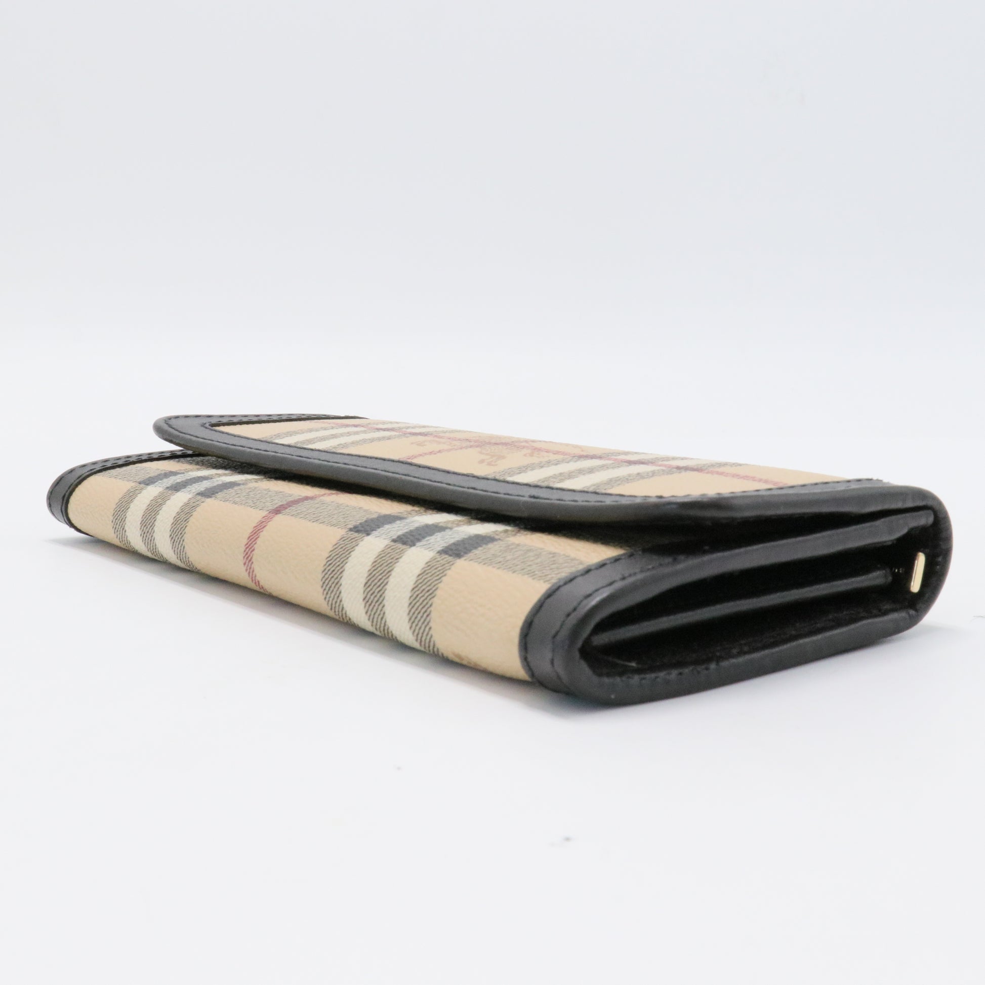 Haymarket Check Molly Continental Wallet Chocolate