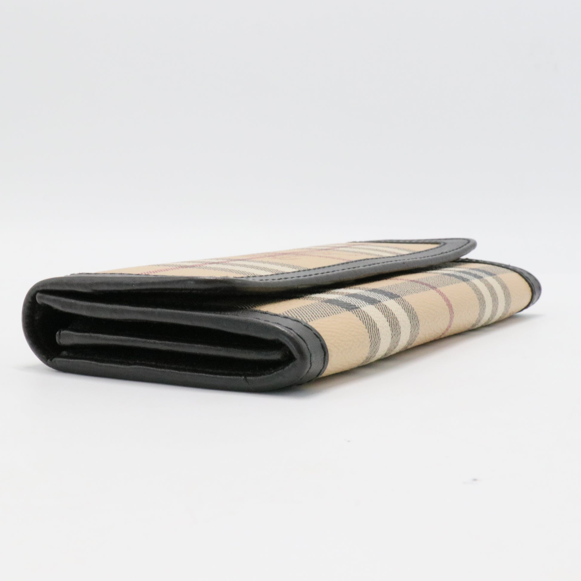 Haymarket Check Molly Continental Wallet Chocolate