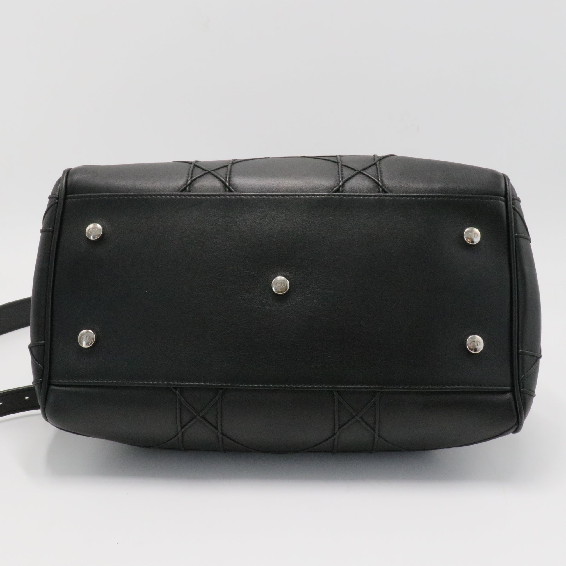 Granville Satchel Cannage Quilt Leather Small