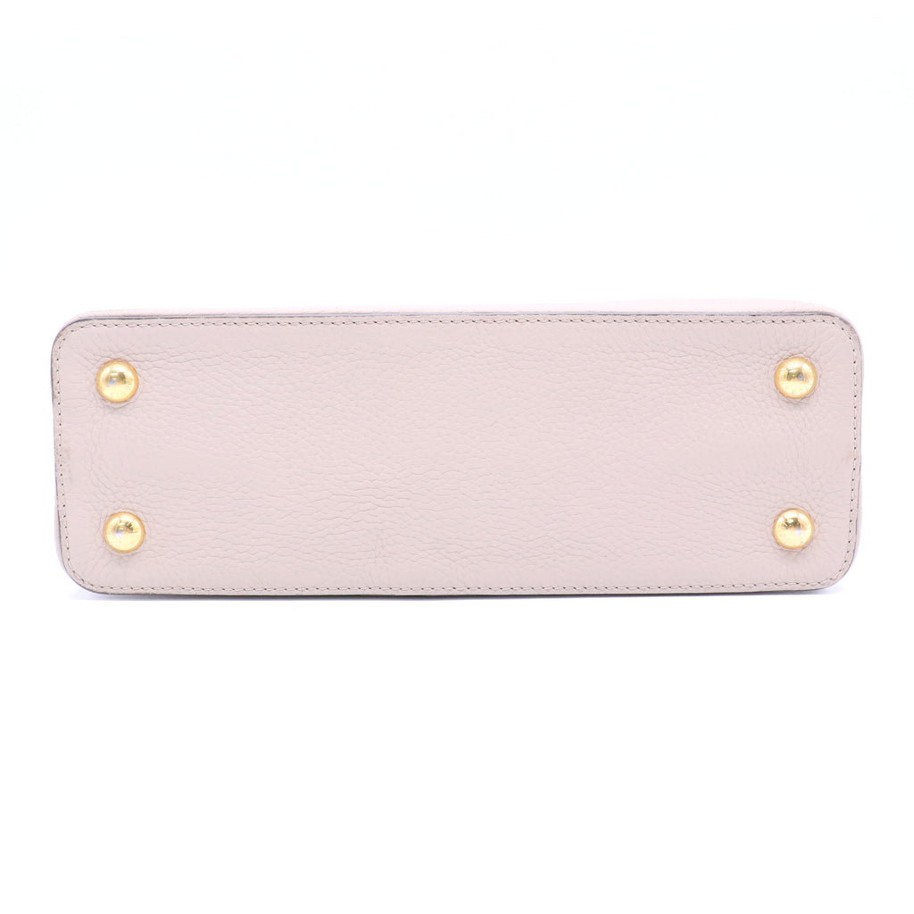 Louis Vuitton Galet Taurillon Leather Capucines Bag twins