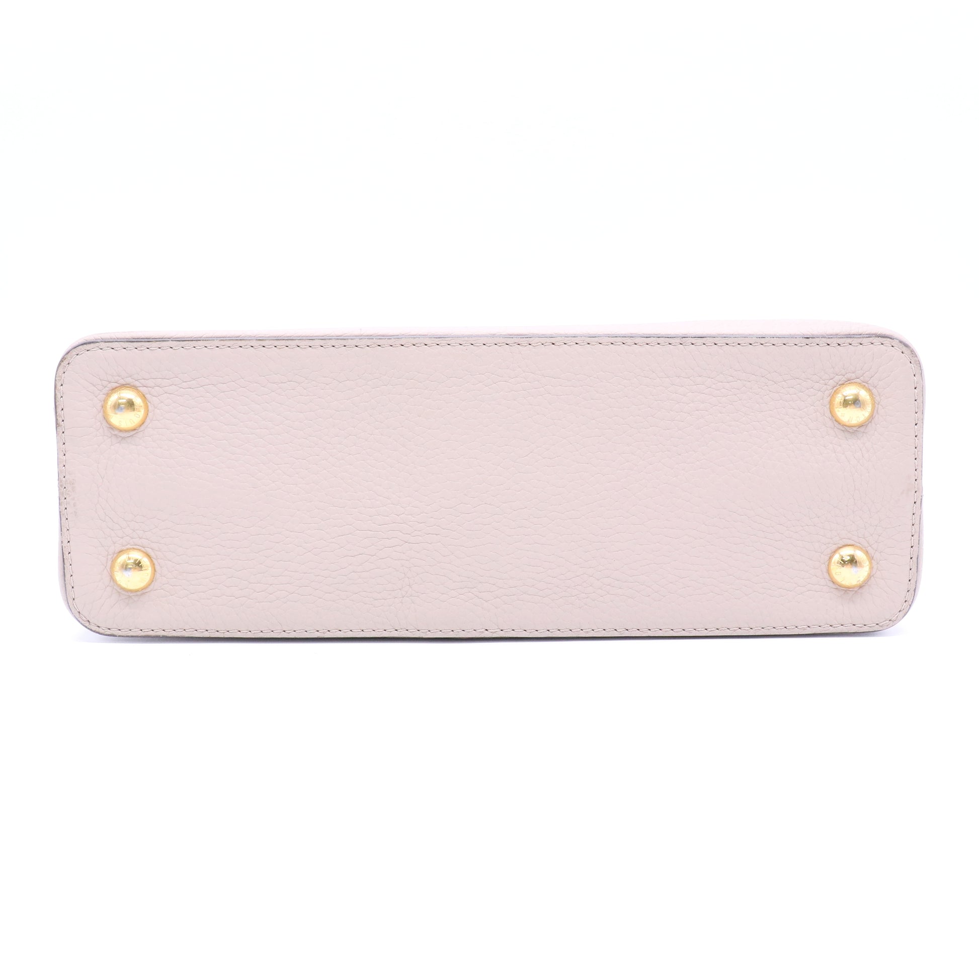 Louis Vuitton Galet Taurillon Leather Capucines Bag twins