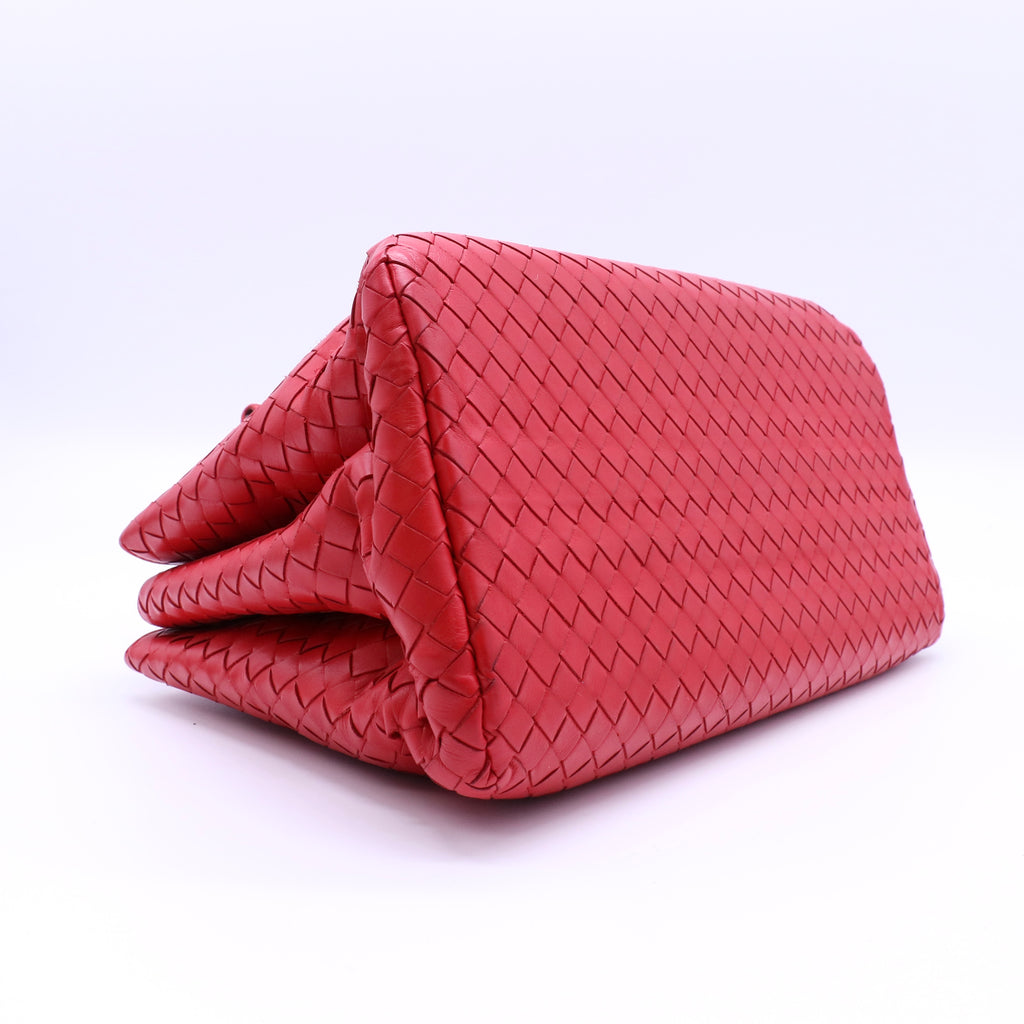 Bottega Veneta Roma Intrecciato Leather Tote twins B21896