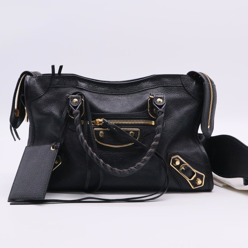 Classic Metallic Edge City Shoulder Bag twins LDJ2730