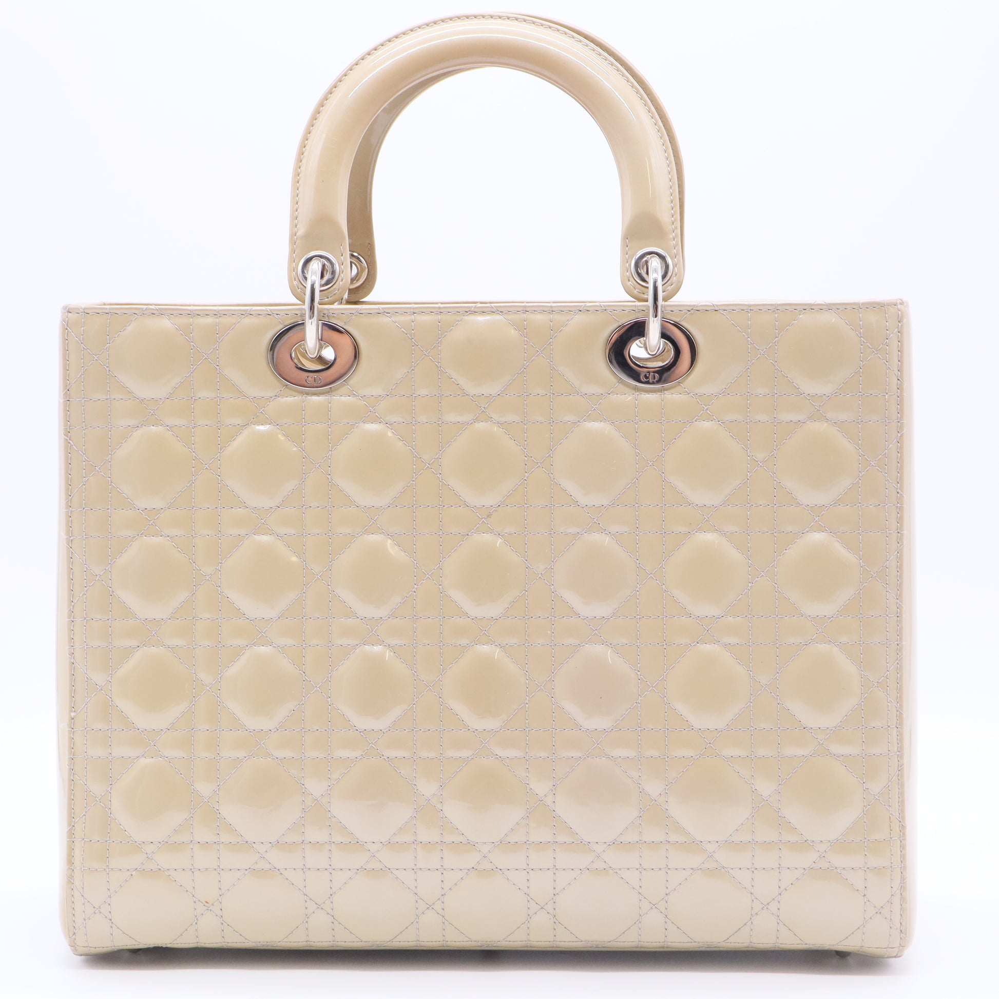 Patent Leather Lady Dior Large