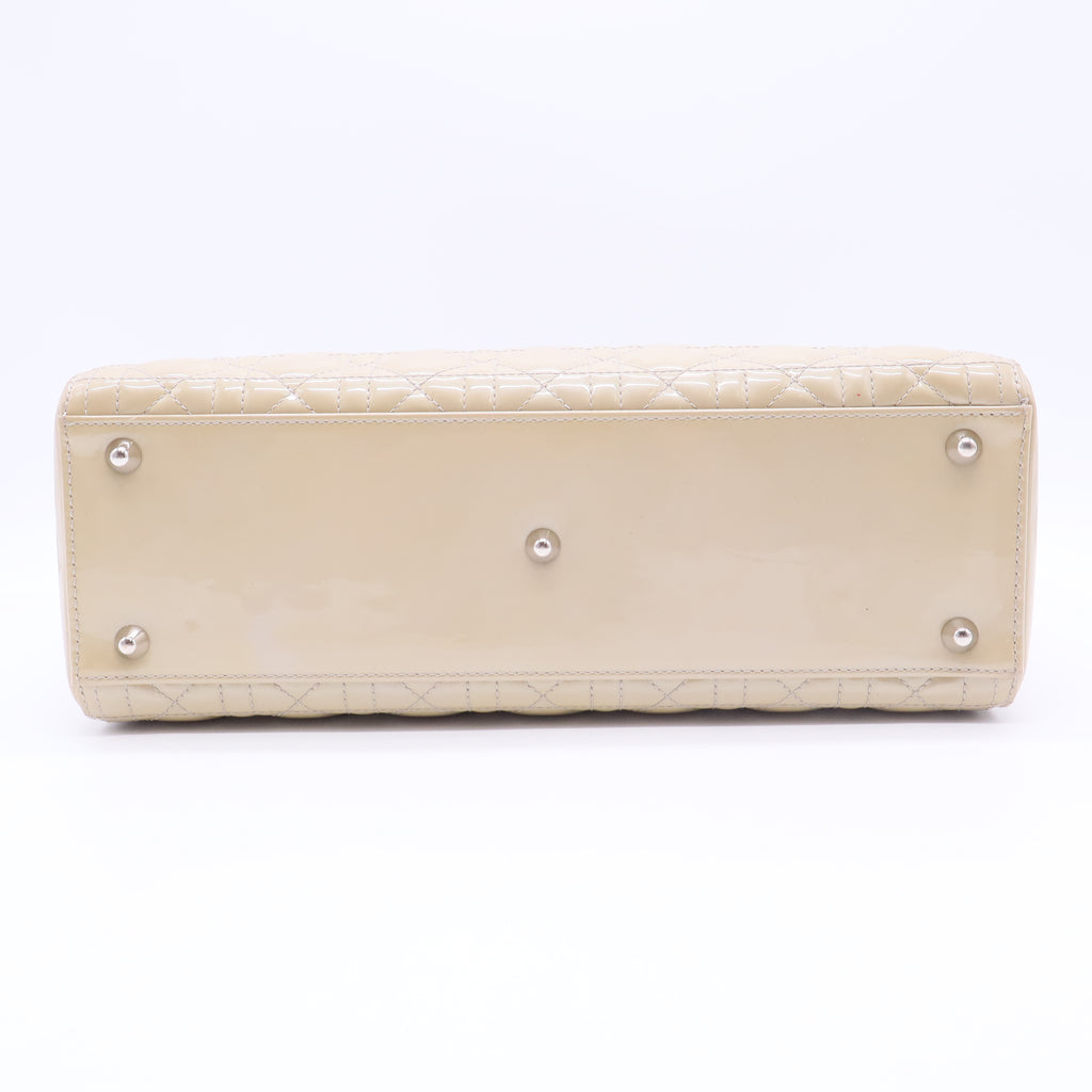 Patent Leather Lady Dior Large