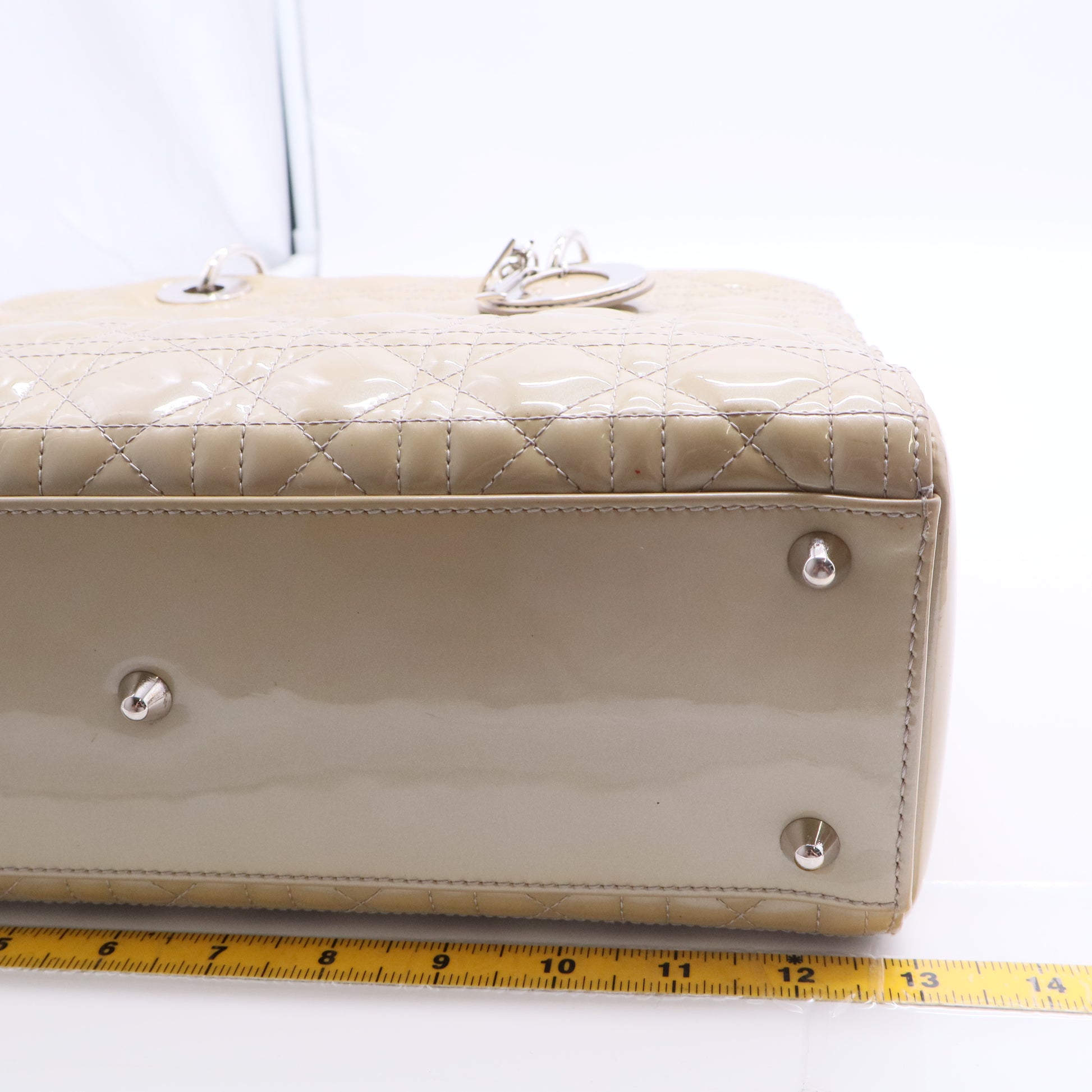 Patent Leather Lady Dior Large