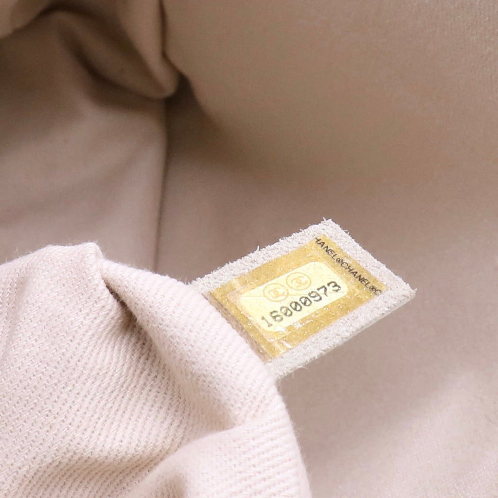 Chanel Natural Beauty Split Pocket Flap Bag Quilted Nubuck Large twins B21968