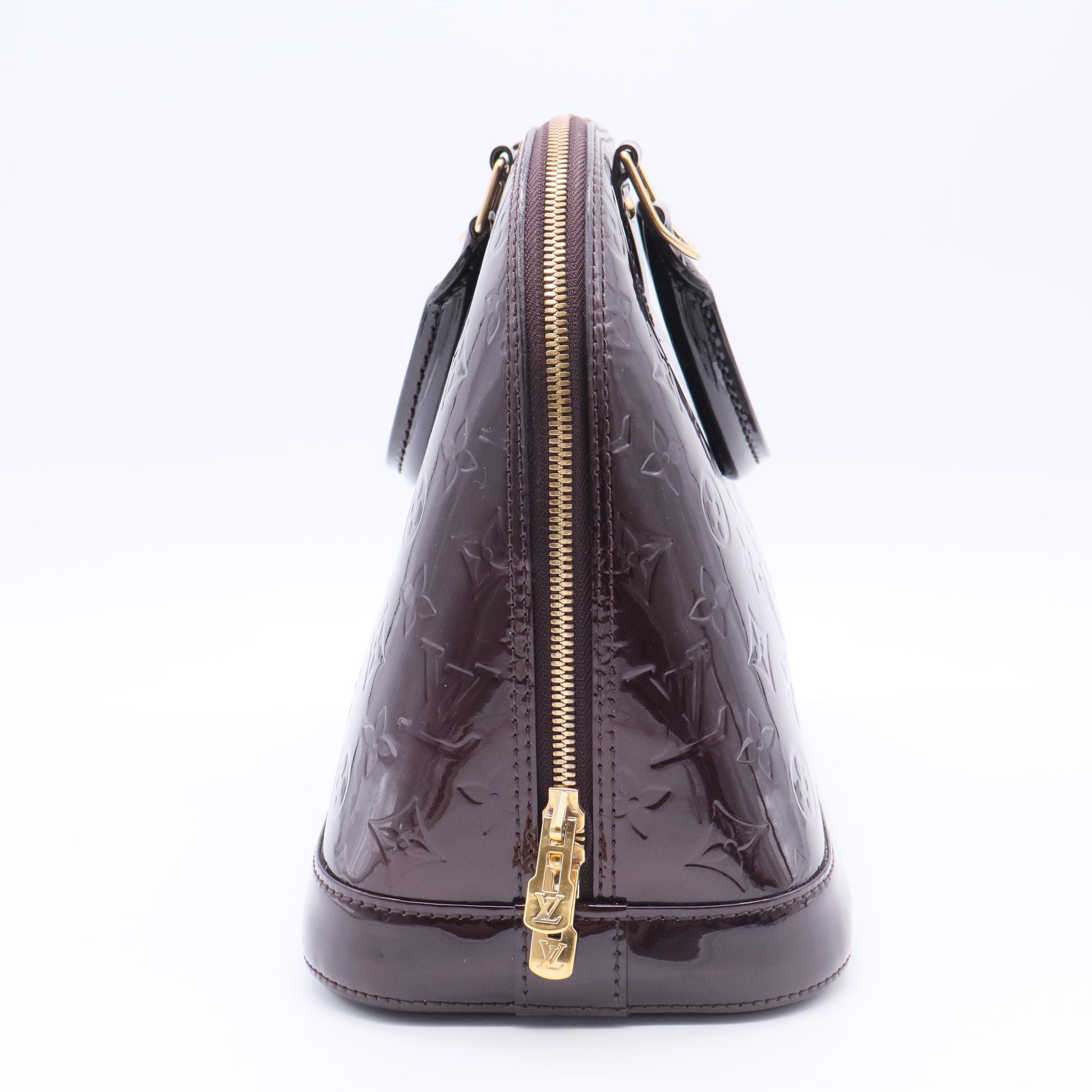 Alma Handbag Monogram Vernis PM