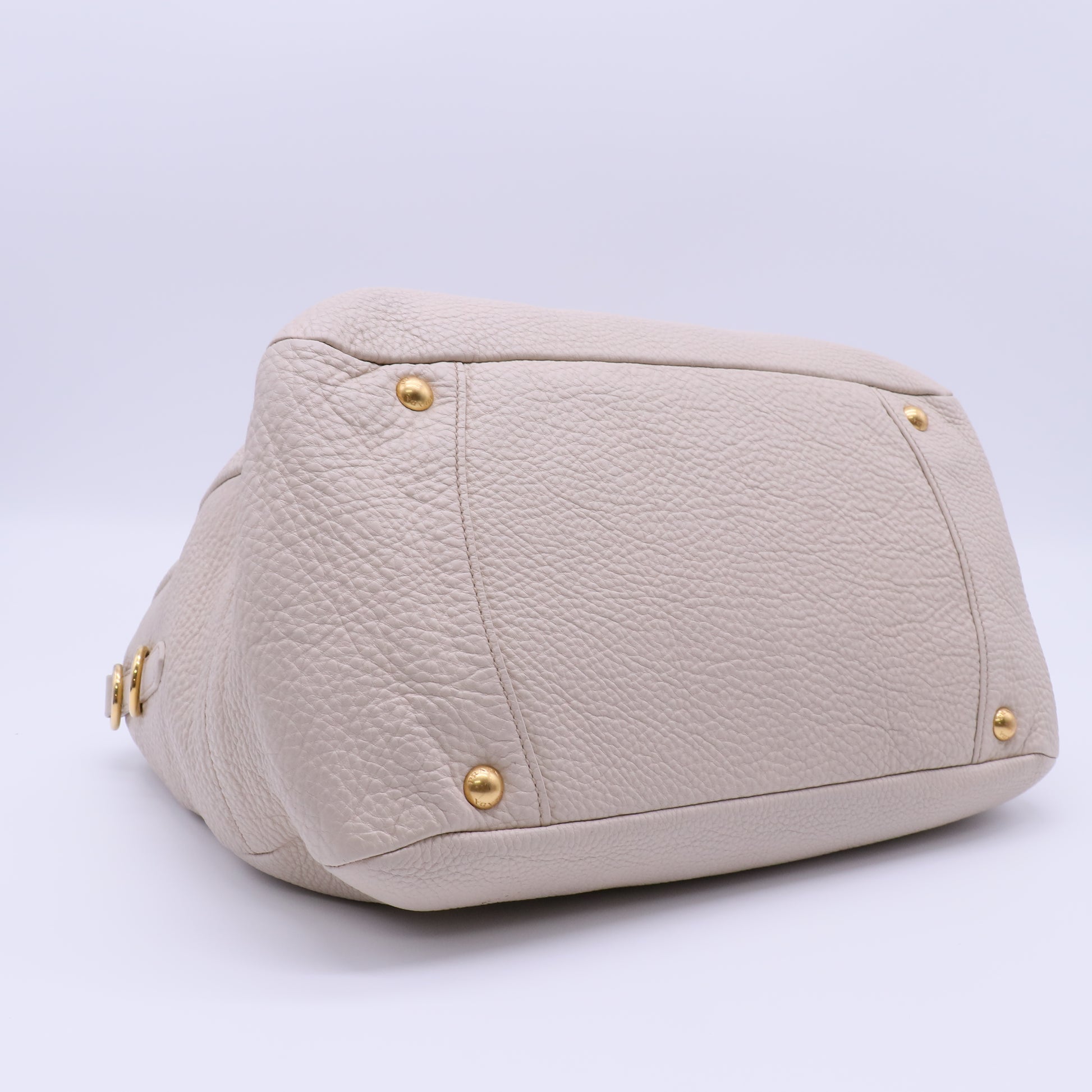 Prada Vitello Daino Leather Tote Bag twins B20825