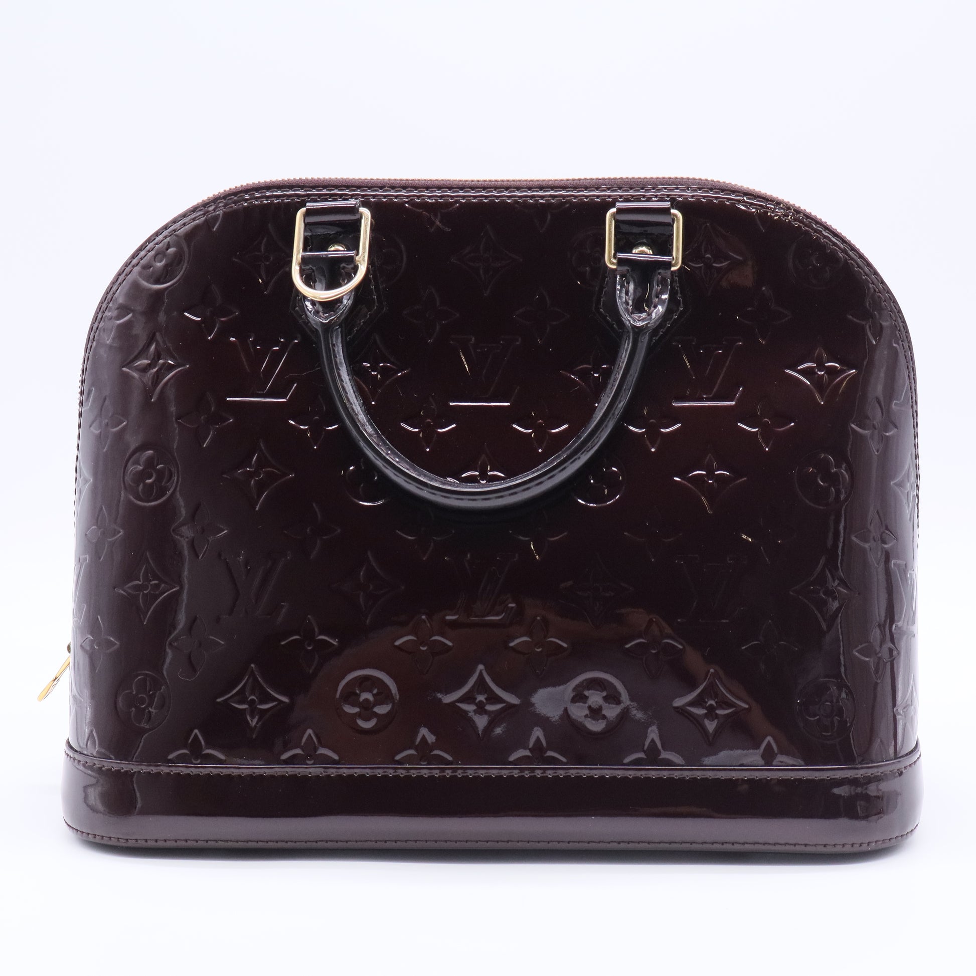 Alma Handbag Monogram Vernis PM