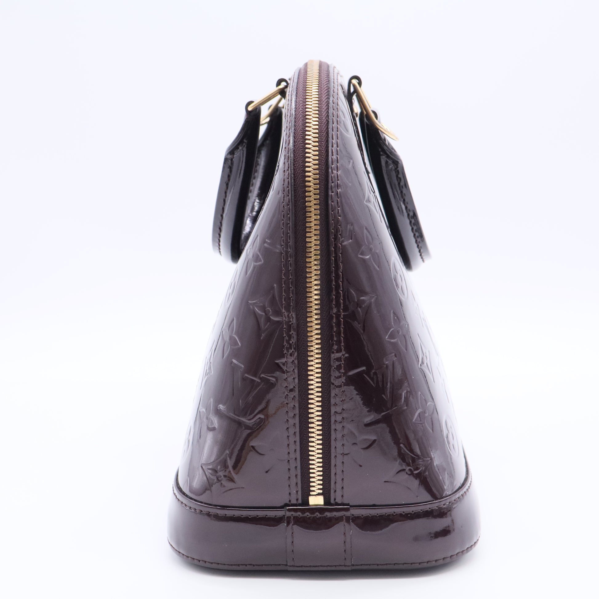 Alma Handbag Monogram Vernis PM