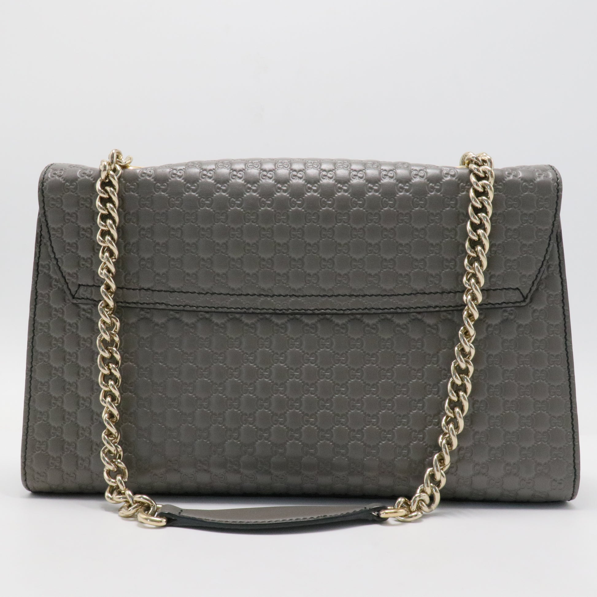 Emily Chain Flap Bag Microguccissima Leather Medium