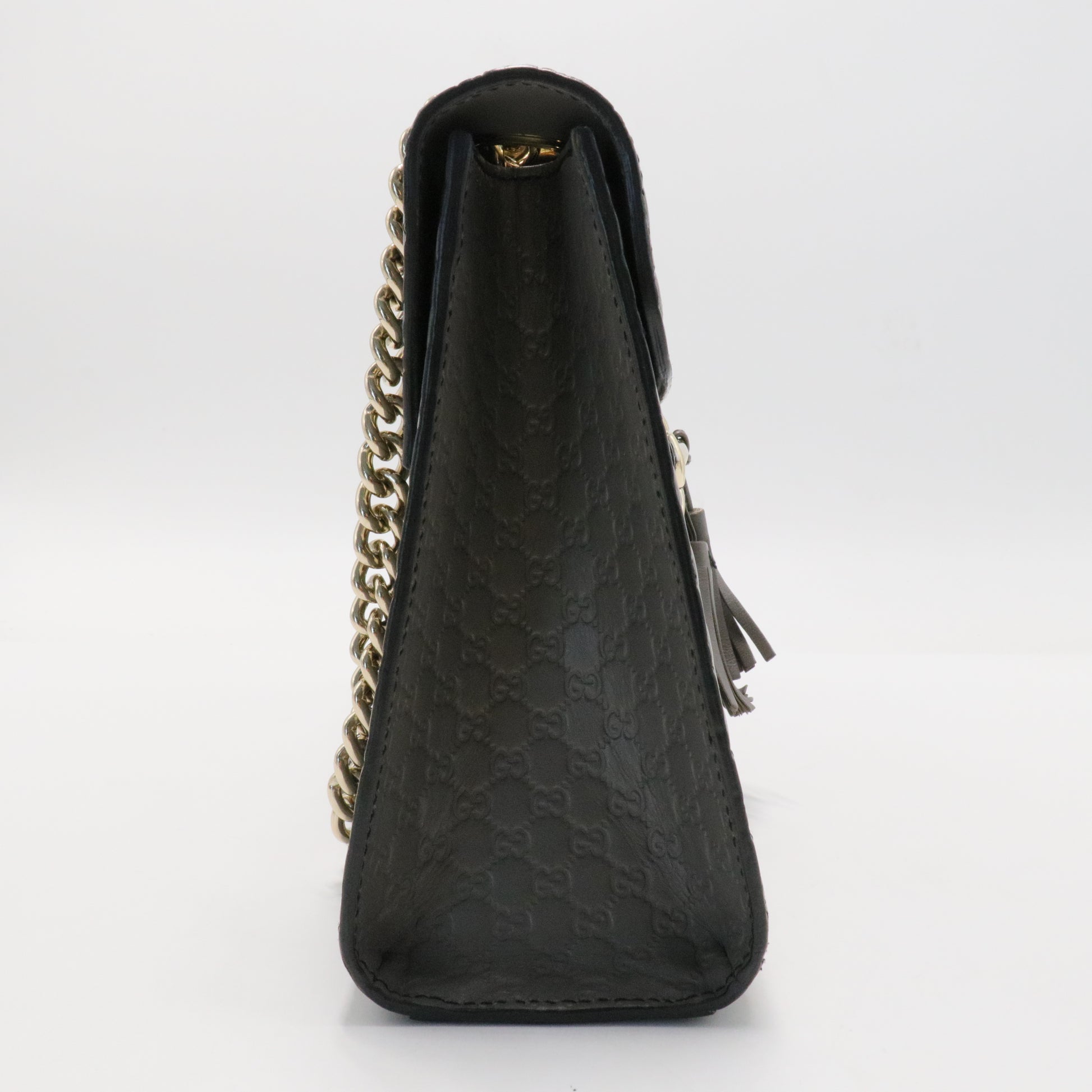 Emily Chain Flap Bag Microguccissima Leather Medium