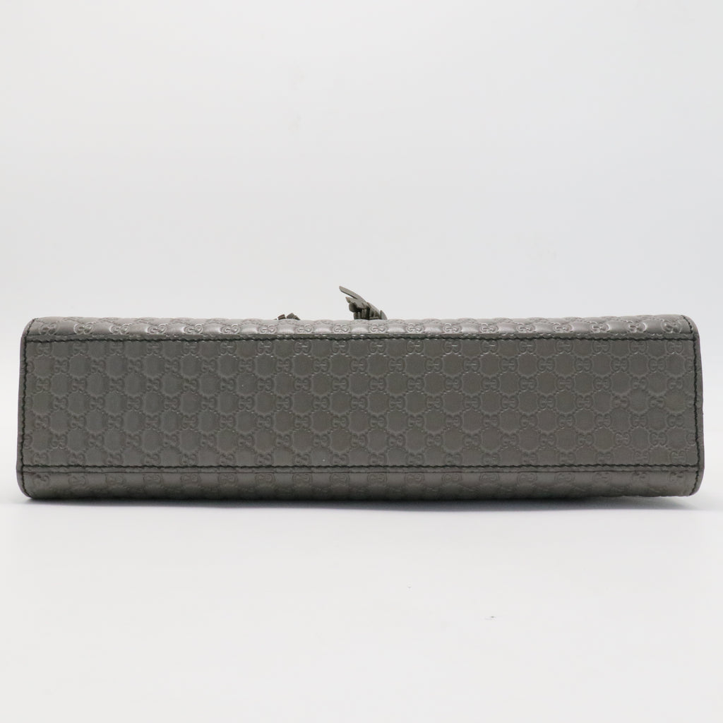 Emily Chain Flap Bag Microguccissima Leather Medium