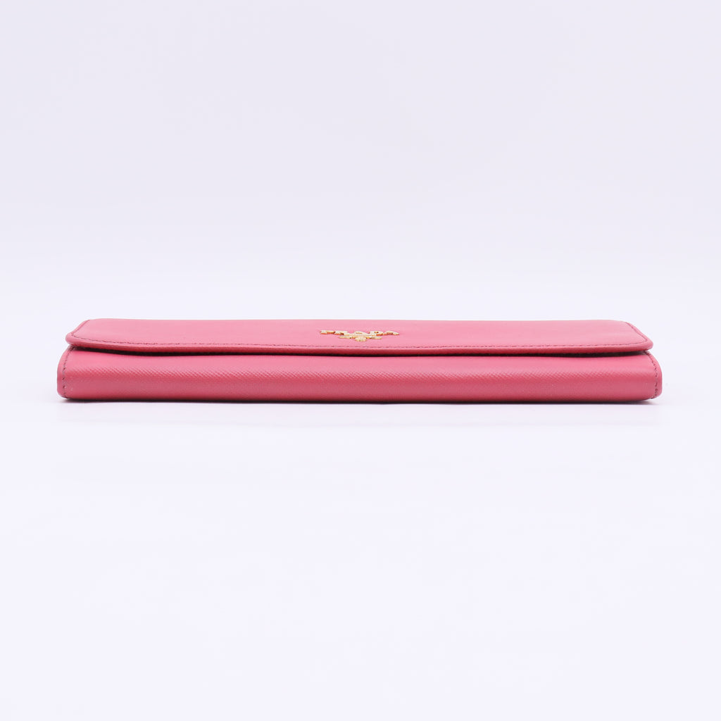 Saffiano Cuir Leather Saffiano Leather Wallet On Chain Crossbody B23583