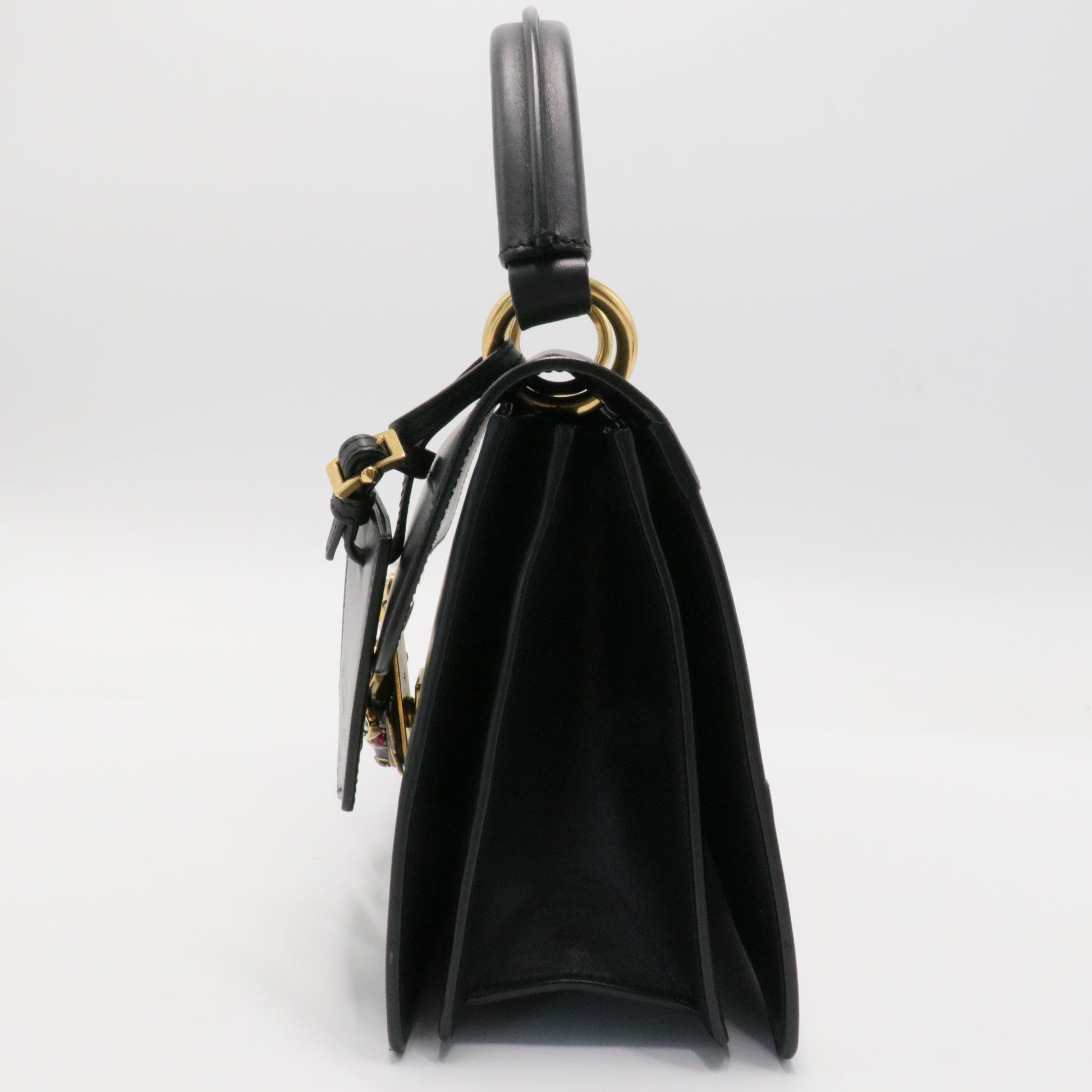 Queen Margaret Top Handle Bag Leather Small
