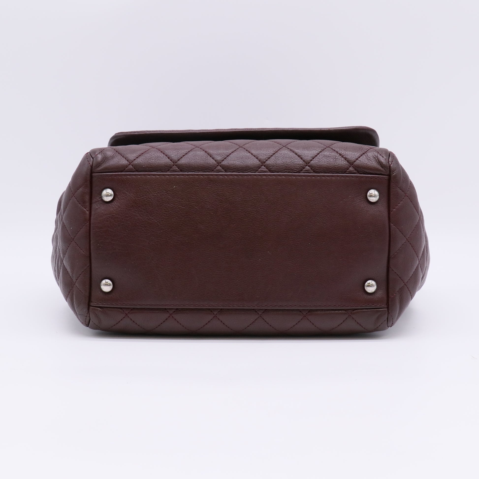 Chanel Leather Lux Ligne Accordion Flap Bag twins B23212