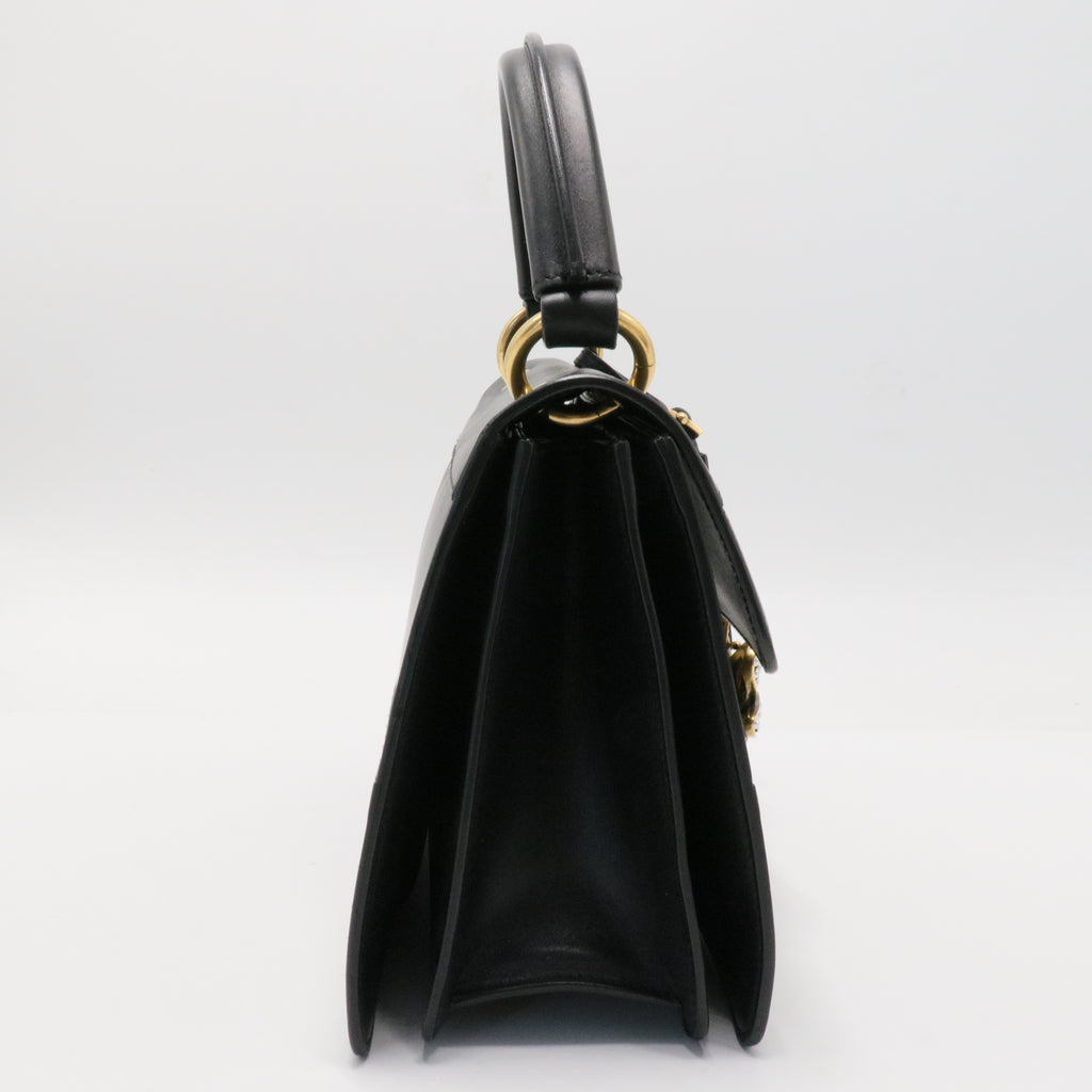 Queen Margaret Top Handle Bag Leather Small