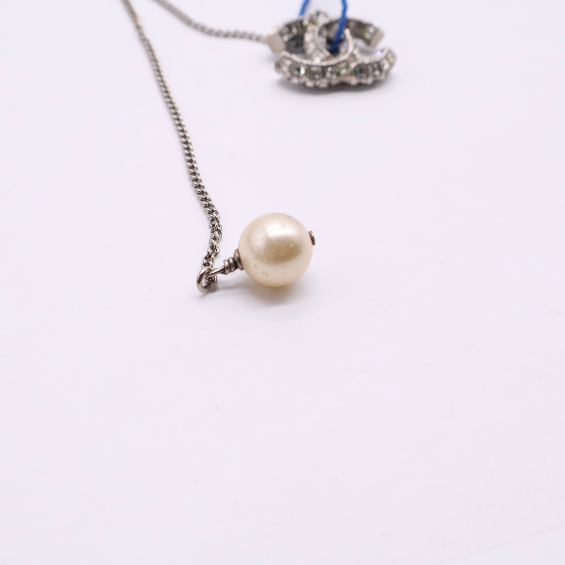 Cocomark CC Pearl Pendant Necklace Twins LDJ 2736