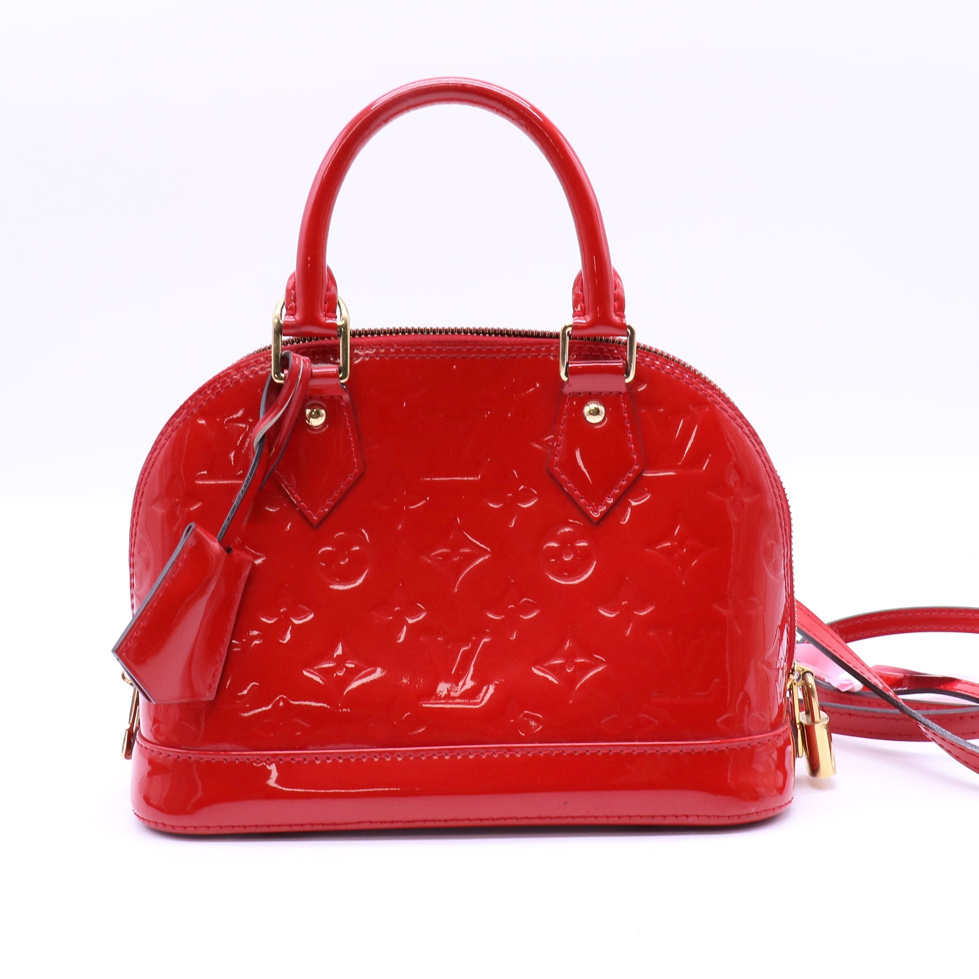 Louis Vuitton Vernis Alma BB Cherry twins LDJ4067