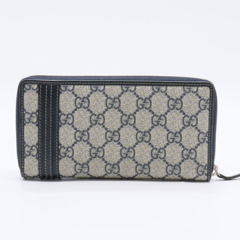 Zip Around Wallet GG Coated Canvas Long