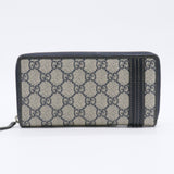 Zip Around Wallet GG Coated Canvas Long