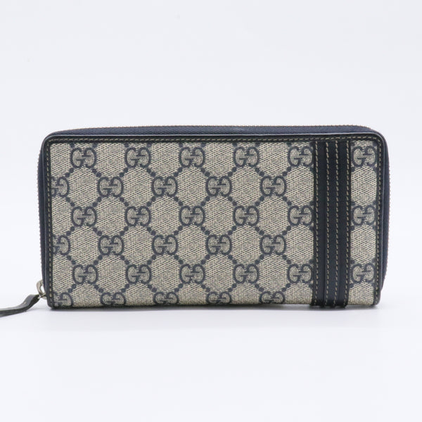 Zip Around Wallet GG Coated Canvas Long