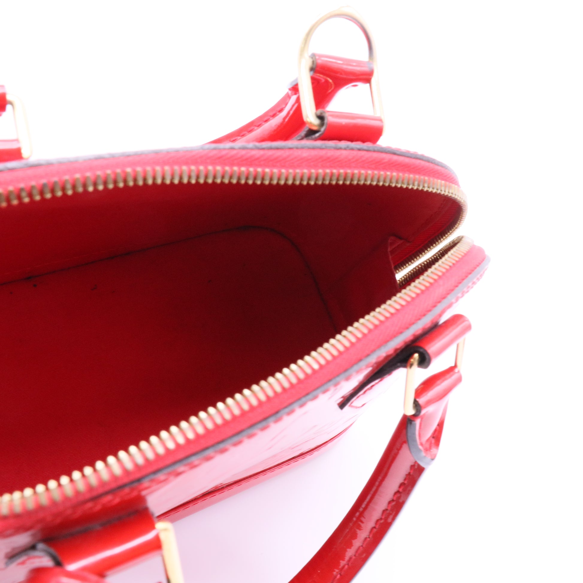 Louis Vuitton Vernis Alma BB Cherry twins LDJ4067
