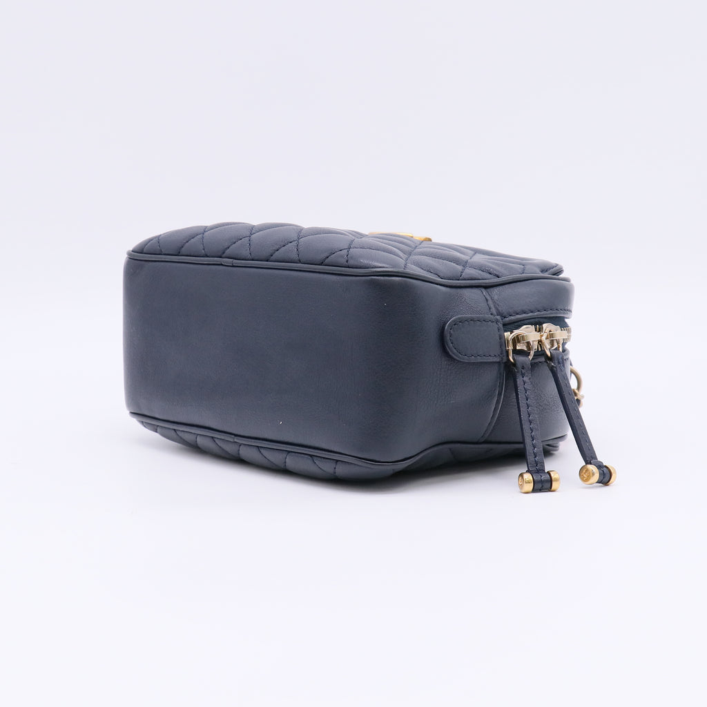 Chanel Calfskin Quilted CC Vanity Case Twins LDJ4941