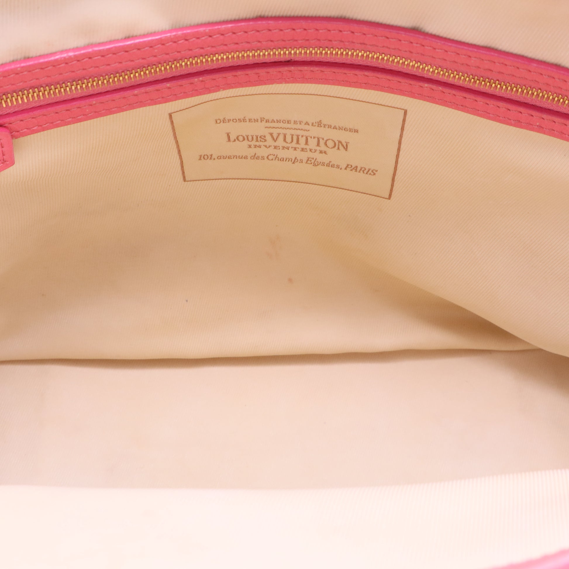 Limited Edition Rose Monogram Sabbia Cabas MM Handbag Twins