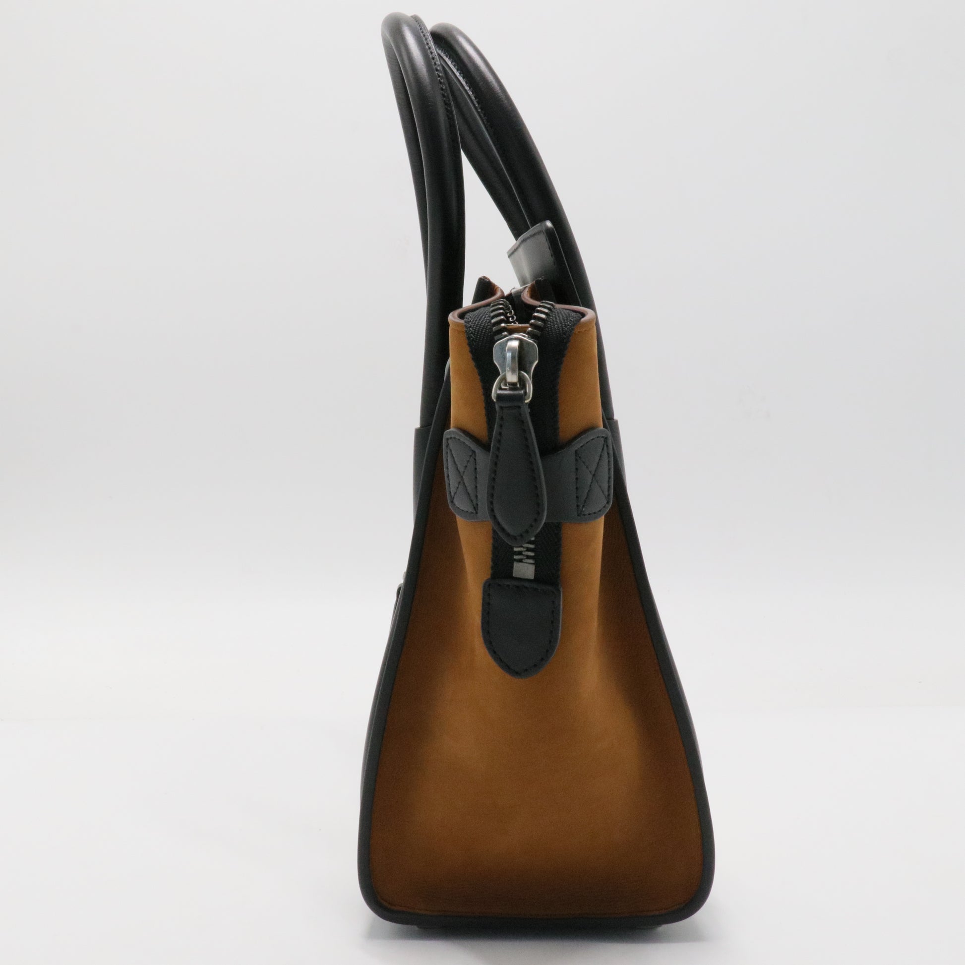 Tricolor Luggage Bag Leather Micro