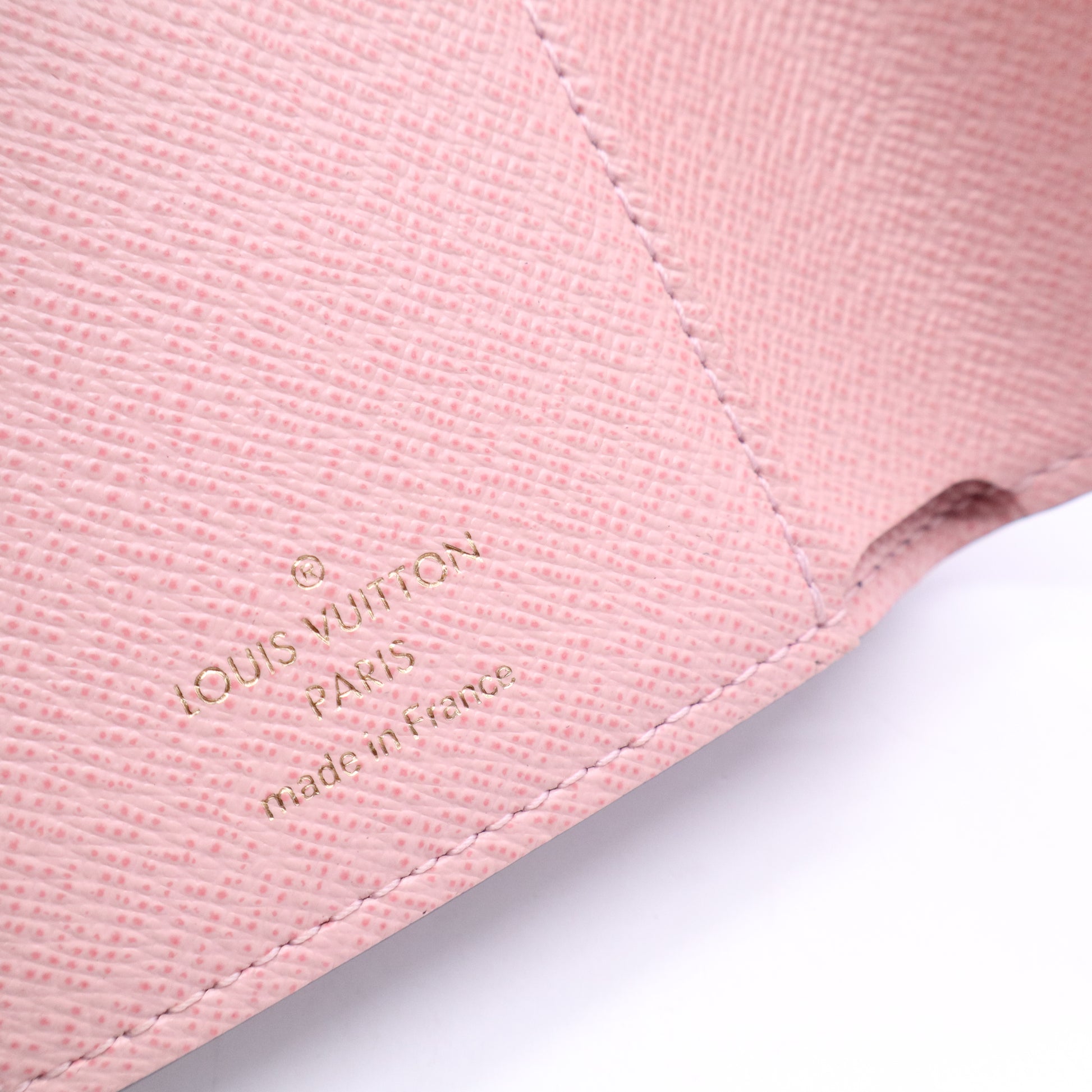 Louis Vuitton Monogram Victorine Wallet Rose Ballerine twins LDJ3536