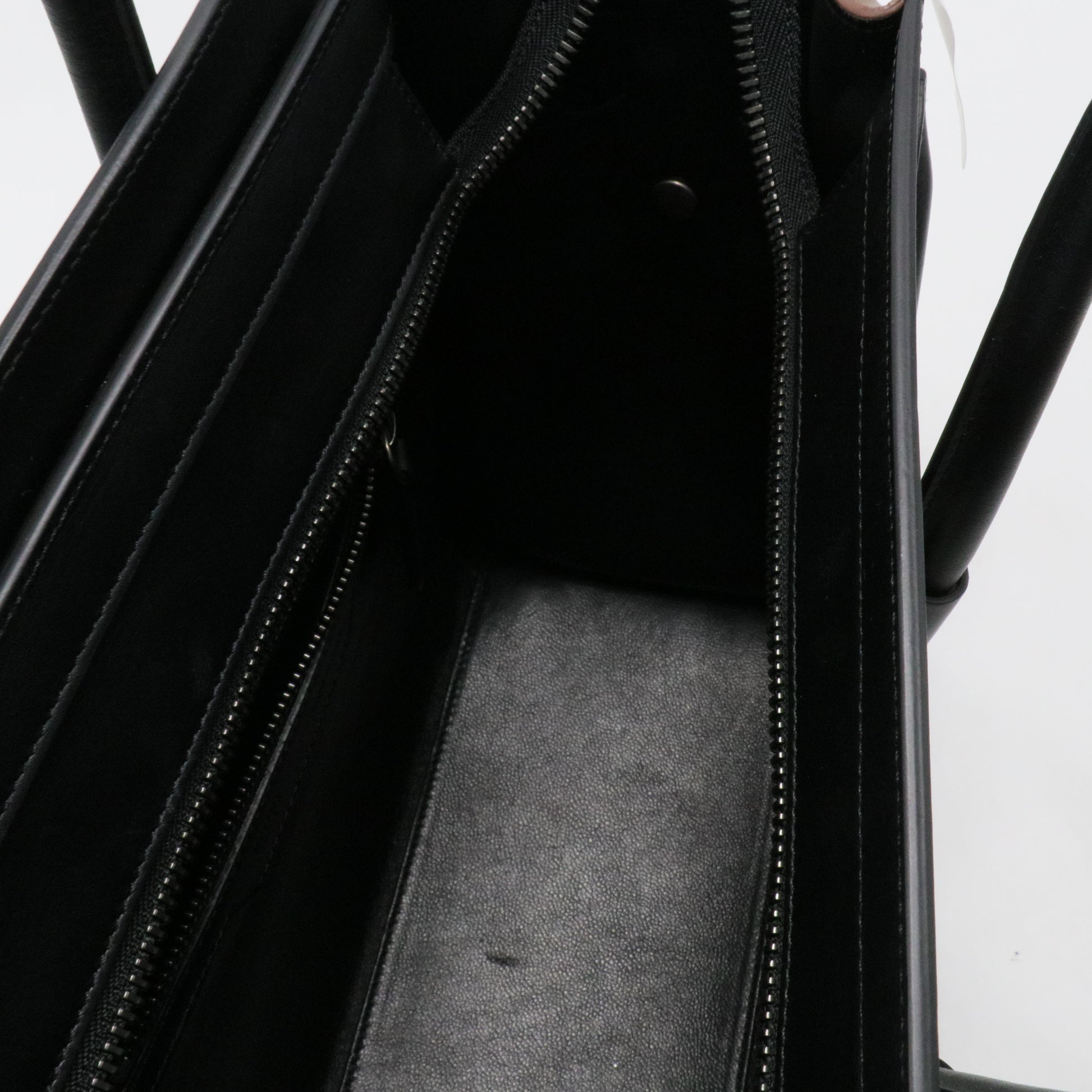 Tricolor Luggage Bag Leather Micro