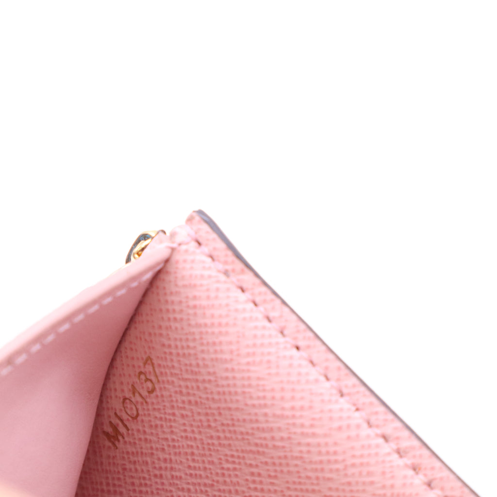 Louis Vuitton Monogram Victorine Wallet Rose Ballerine twins LDJ3536
