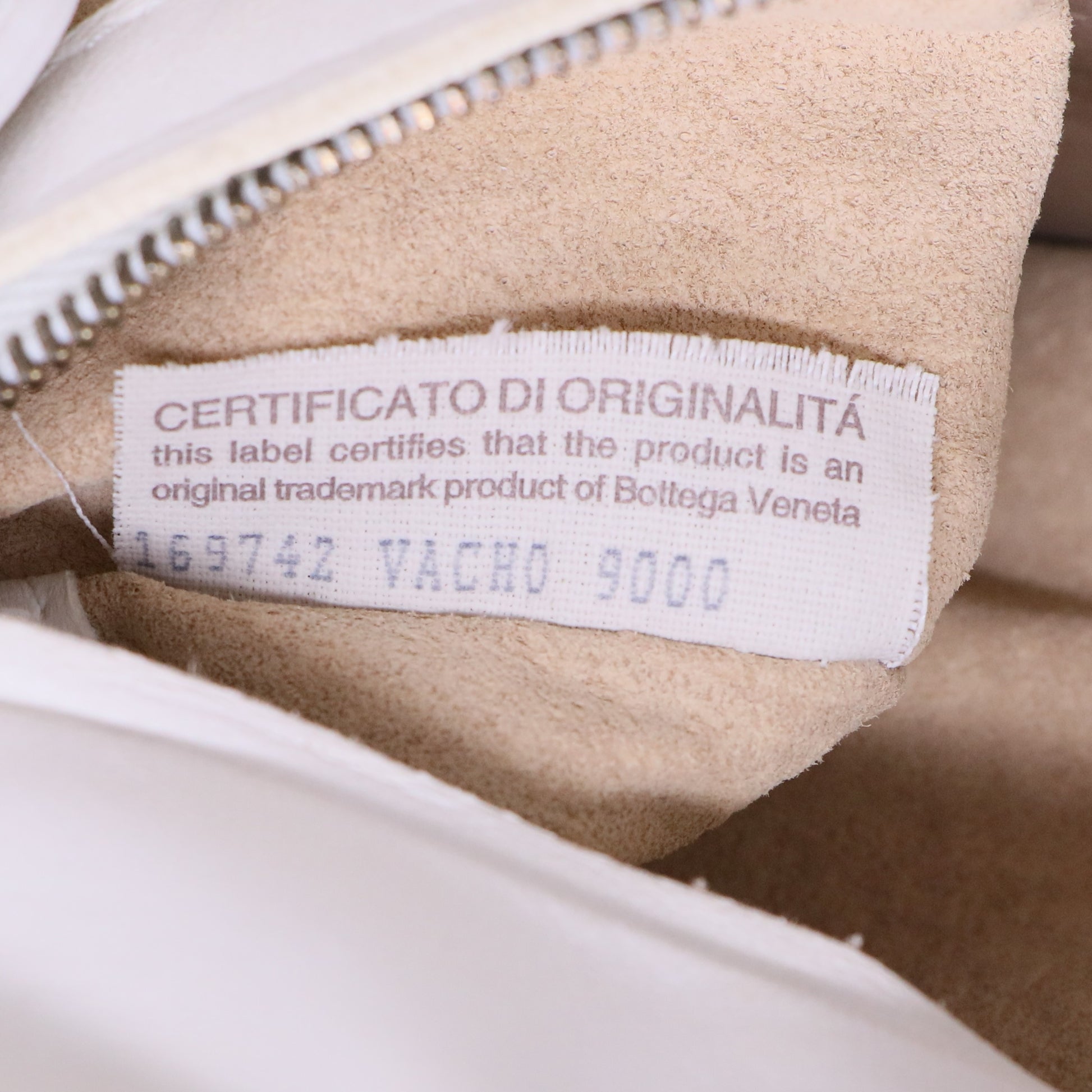 White Pleated Intrecciato Leather Satchel B20230