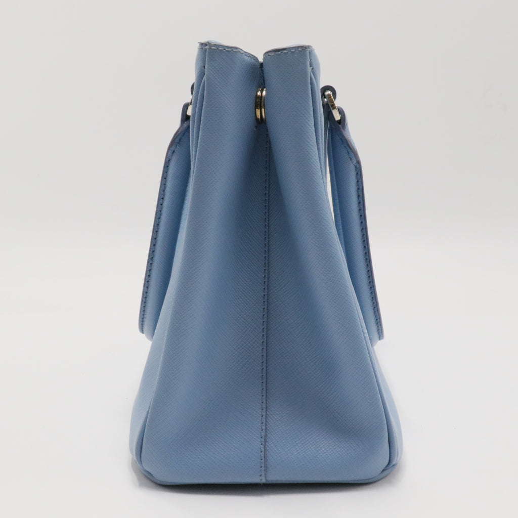 Medium Saffiano Lux Galleria Double Zip Tote