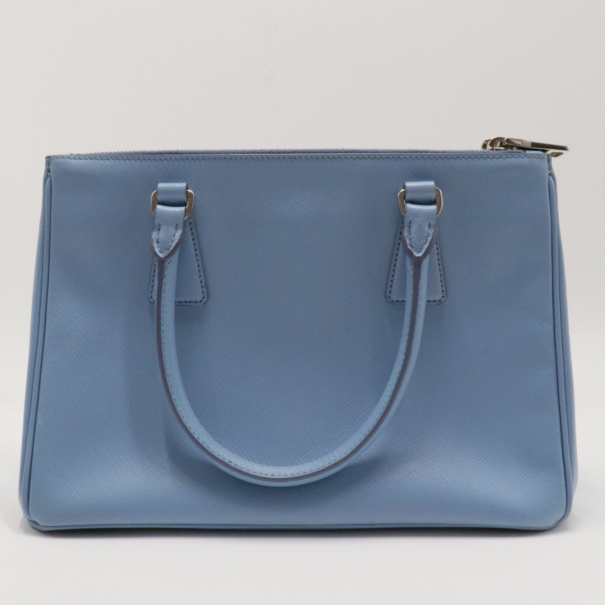 Medium Saffiano Lux Galleria Double Zip Tote