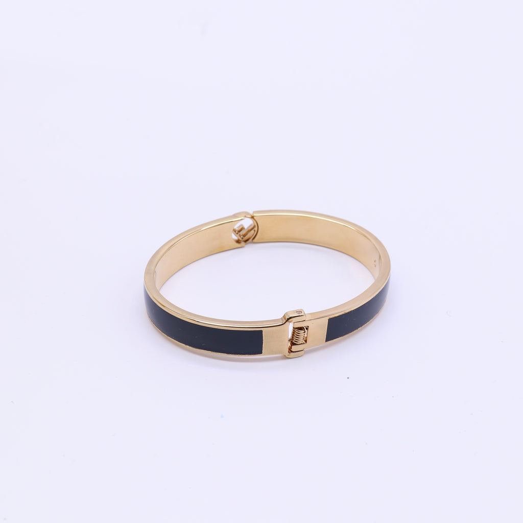 Fendi Fendista Two Tone Enamel Gold Tone Bracelet S twins